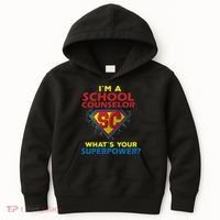 Im A School Counselor Whats Your Superpower Kids Hoodie thumb 0