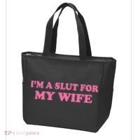 Im A Slut For My Wife Tote Bag thumb 3