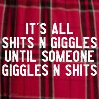 ItS All Shits And Giggles Until Someone Giggles And Shits Men's Flannel Plaid Pajama Pants thumb 2