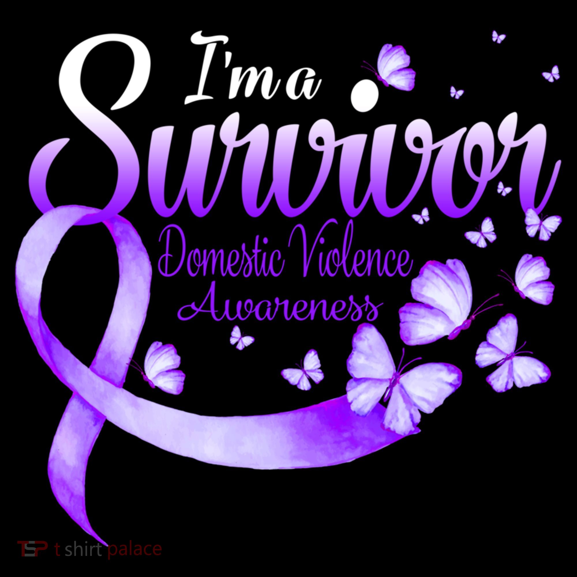Im A Survivor Domestic Violence Awareness Butterfly Gift Coffee Mug