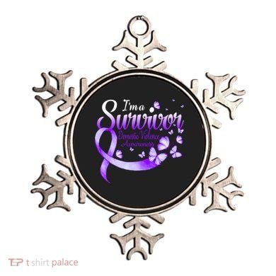 Im A Survivor Domestic Violence Awareness Butterfly Gift Ornament