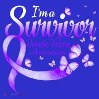 Im A Survivor Domestic Violence Awareness Butterfly Gift Toddler Hoodie thumb 2