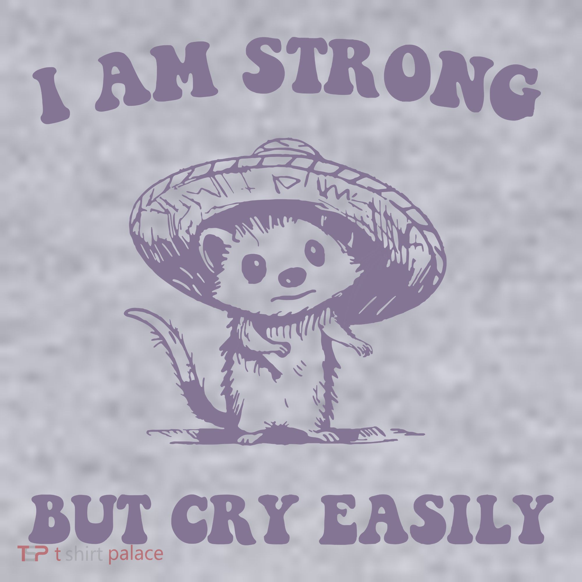 I Am Strong But Cry Easily Retro Women's Sweatshirt