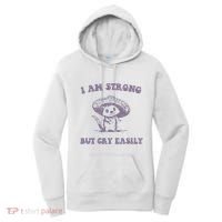 I Am Strong But Cry Easily Retro Women's Hoodie thumb 0