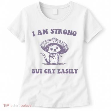 I Am Strong But Cry Easily Retro Women's T-Shirt