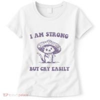 I Am Strong But Cry Easily Retro Women's T-Shirt thumb 0