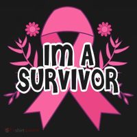 Im A Survivor Breast Cancer Awareness Ribbon Toddler Hoodie thumb 2