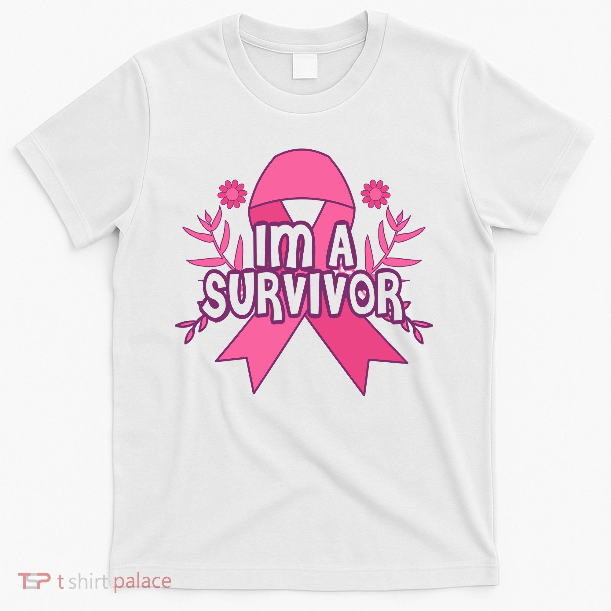 Im A Survivor Breast Cancer Awareness Ribbon T-Shirt