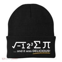 I Ate Some Pi Funny Pi Day & Math Lover Gift Beanie thumb 0
