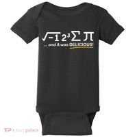 I Ate Some Pi Funny Pi Day & Math Lover Gift Baby Bodysuit thumb 0