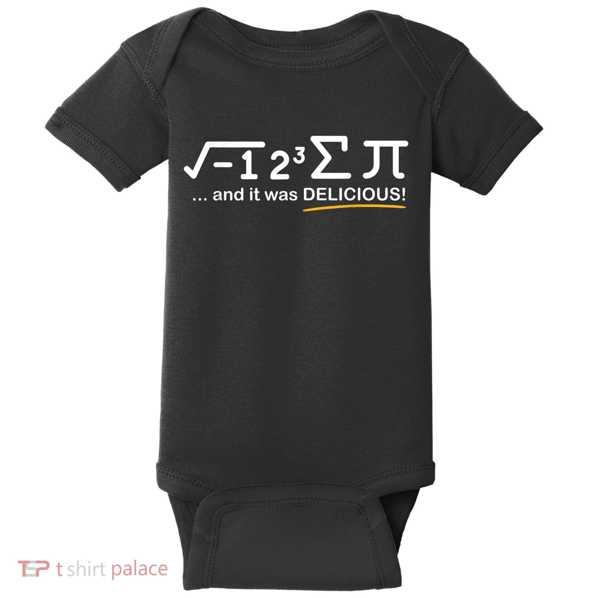 I Ate Some Pi Funny Pi Day & Math Lover Gift Baby Bodysuit