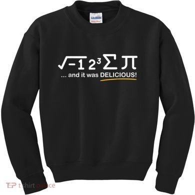 I Ate Some Pi Funny Pi Day & Math Lover Gift Kids Sweatshirt