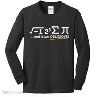 I Ate Some Pi Funny Pi Day & Math Lover Gift Kids Long Sleeve Shirt thumb 0