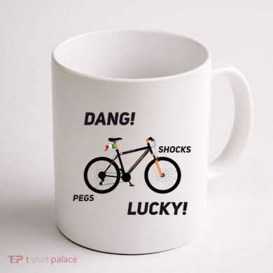 ItS A Sledgehammer Dang! Shocks Pegs Lucky! Coffee Mug back