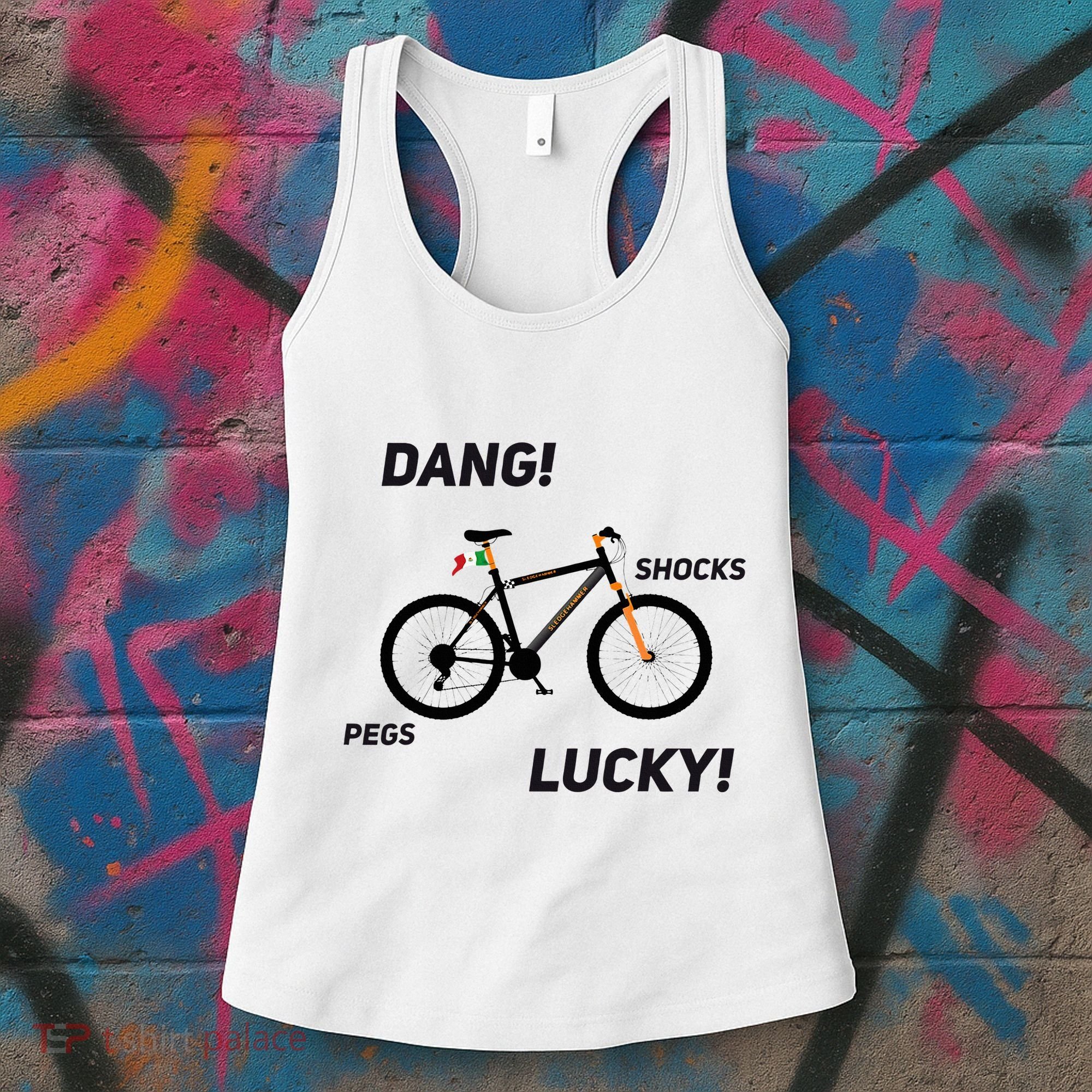 ItS A Sledgehammer Dang! Shocks Pegs Lucky! Women's Tank Top