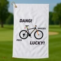 ItS A Sledgehammer Dang! Shocks Pegs Lucky! Golf Towel thumb 1