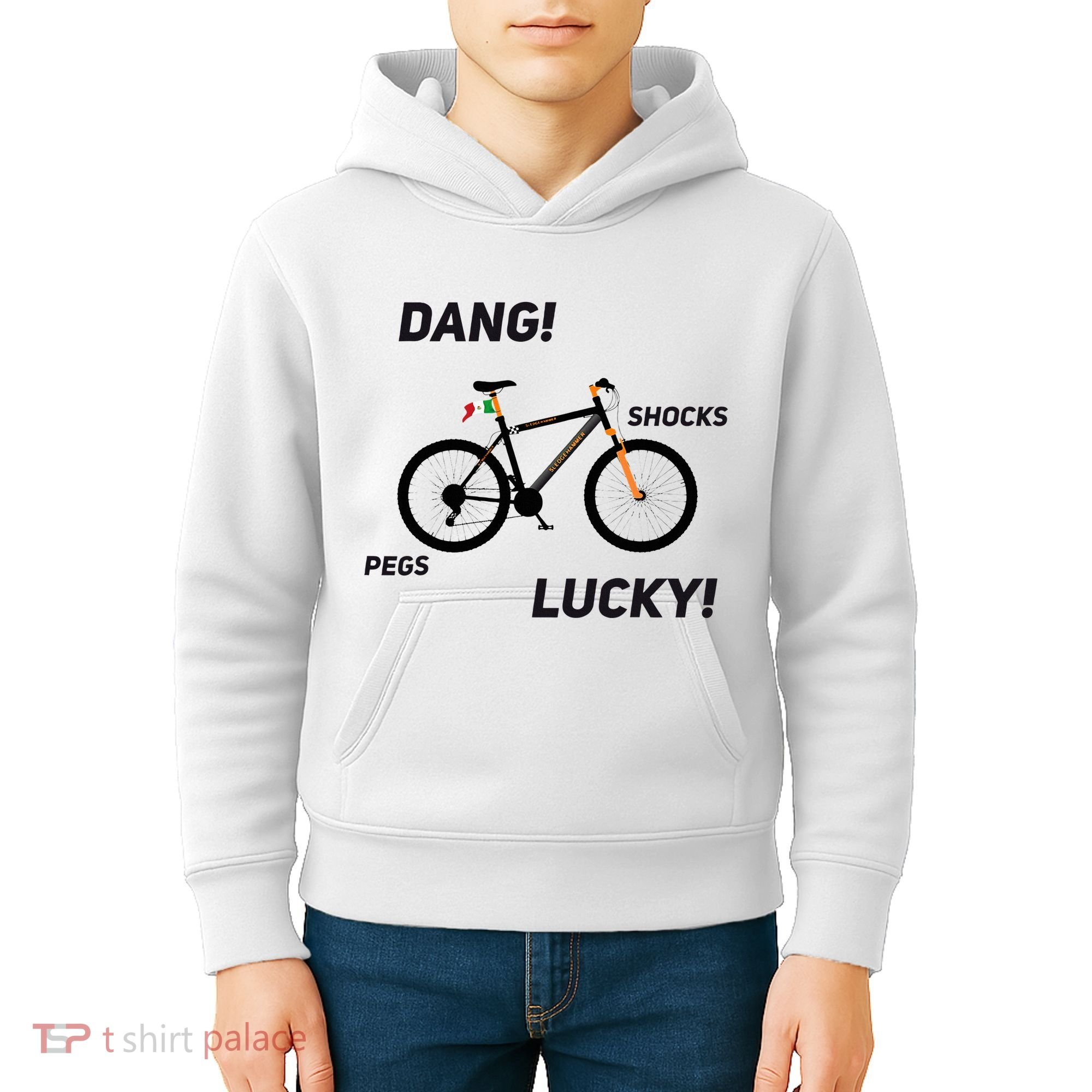 ItS A Sledgehammer Dang! Shocks Pegs Lucky! Kids Hoodie