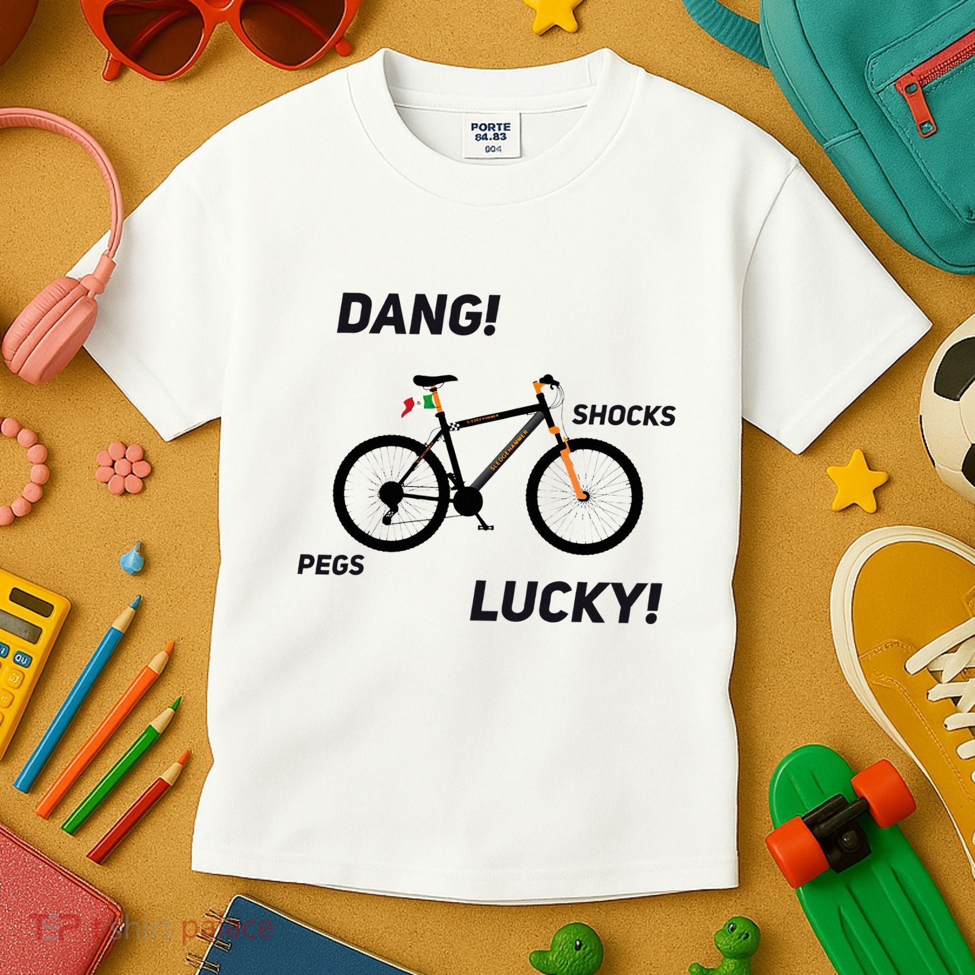 ItS A Sledgehammer Dang! Shocks Pegs Lucky! Kids T-Shirt