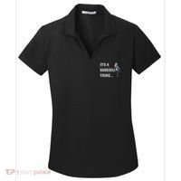 ItS A Shoebill Thing African Birds Lover Women's Dry Zone Grid Polo thumb 0