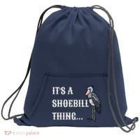 ItS A Shoebill Thing African Birds Lover Sweatshirt Cinch Pack Bag thumb 0