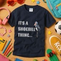 ItS A Shoebill Thing African Birds Lover Kids T-Shirt thumb 3