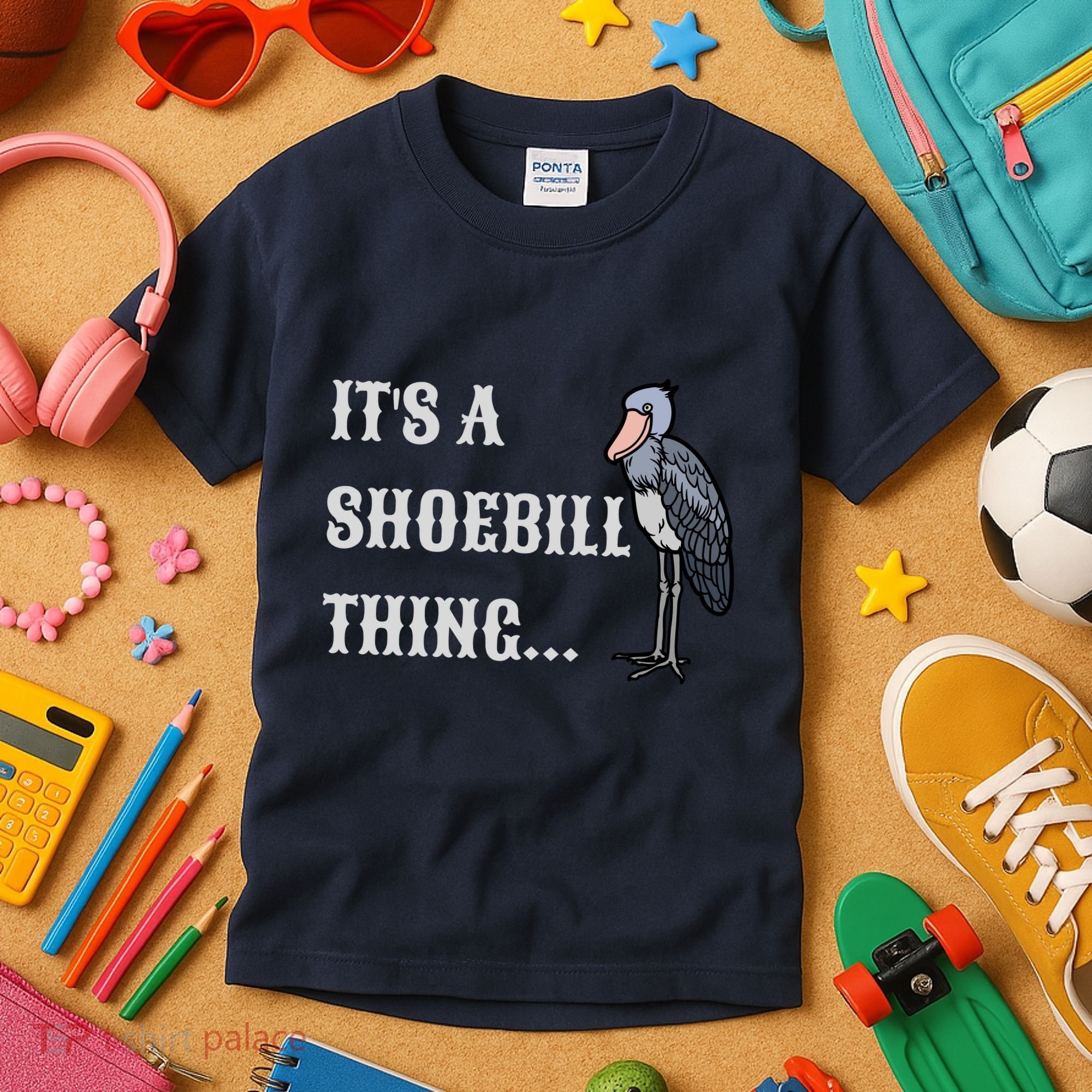 ItS A Shoebill Thing African Birds Lover Kids T-Shirt