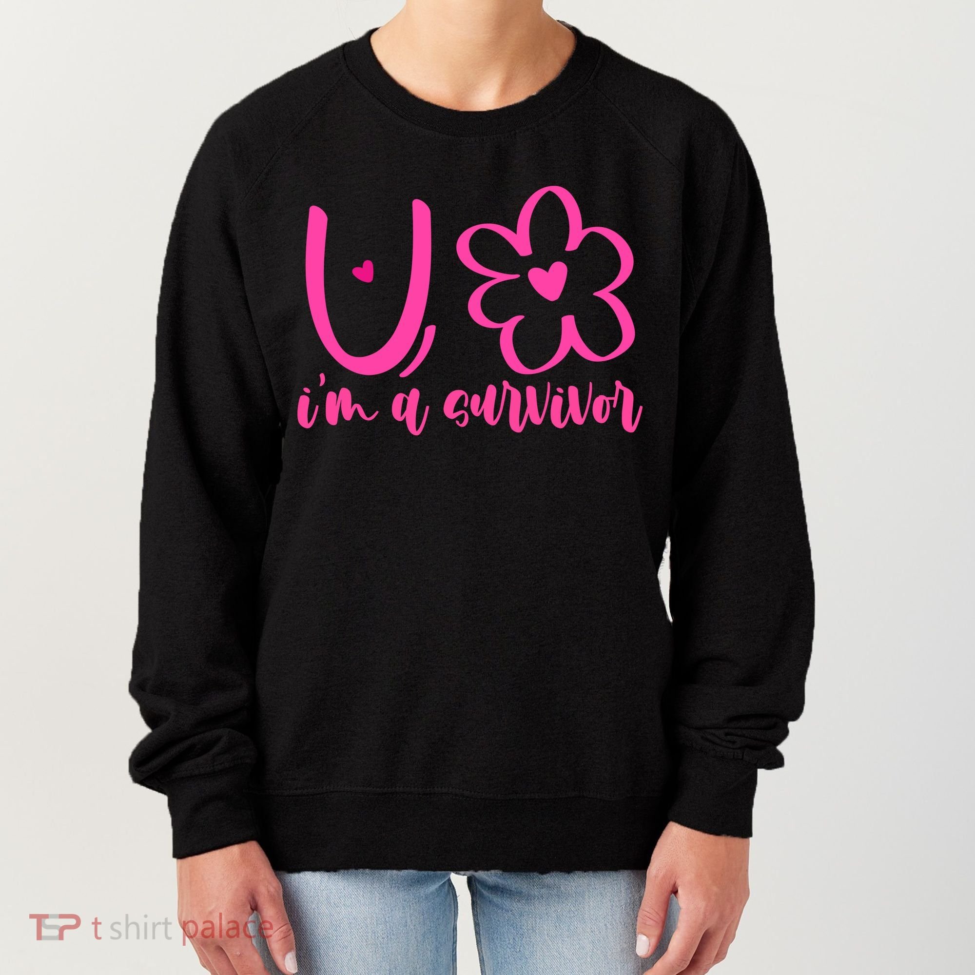 Im A Survivor Breast Cancer Awareness Month Women's Sweatshirt