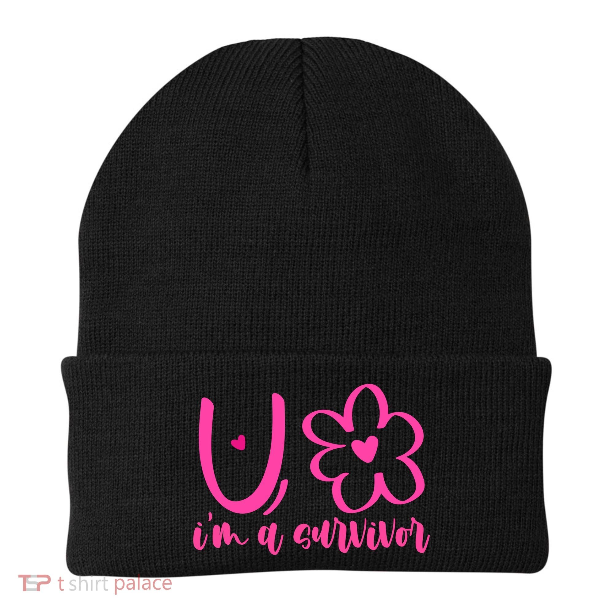 Im A Survivor Breast Cancer Awareness Month Beanie