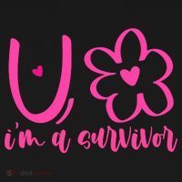 Im A Survivor Breast Cancer Awareness Month Women's Hoodie thumb 2