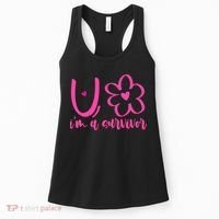 Im A Survivor Breast Cancer Awareness Month Women's Tank Top thumb 0