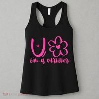 Im A Survivor Breast Cancer Awareness Month Women's Tank Top thumb 3