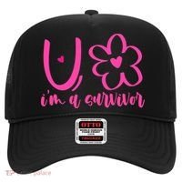 Im A Survivor Breast Cancer Awareness Month Hat thumb 0
