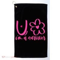 Im A Survivor Breast Cancer Awareness Month Golf Towel thumb 0