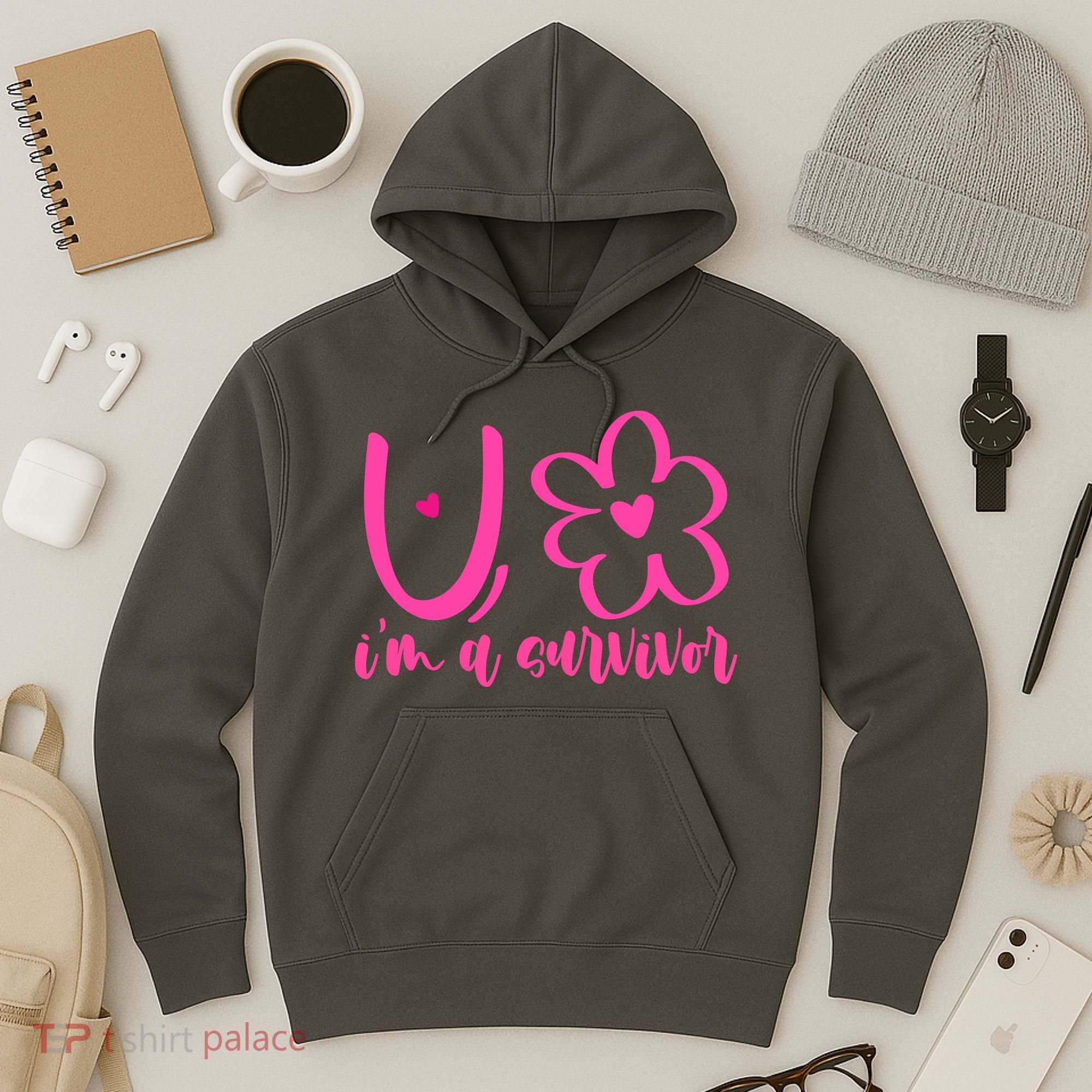 Im A Survivor Breast Cancer Awareness Month Hoodie