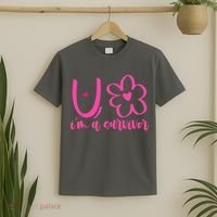 Im A Survivor Breast Cancer Awareness Month T-Shirt thumb 2