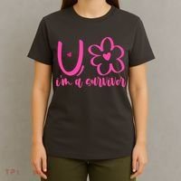 Im A Survivor Breast Cancer Awareness Month T-Shirt thumb 4