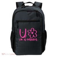 Im A Survivor Breast Cancer Awareness Month Backpack thumb 0