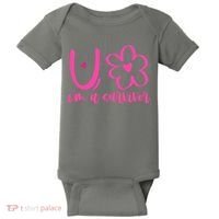 Im A Survivor Breast Cancer Awareness Month Baby Bodysuit thumb 0