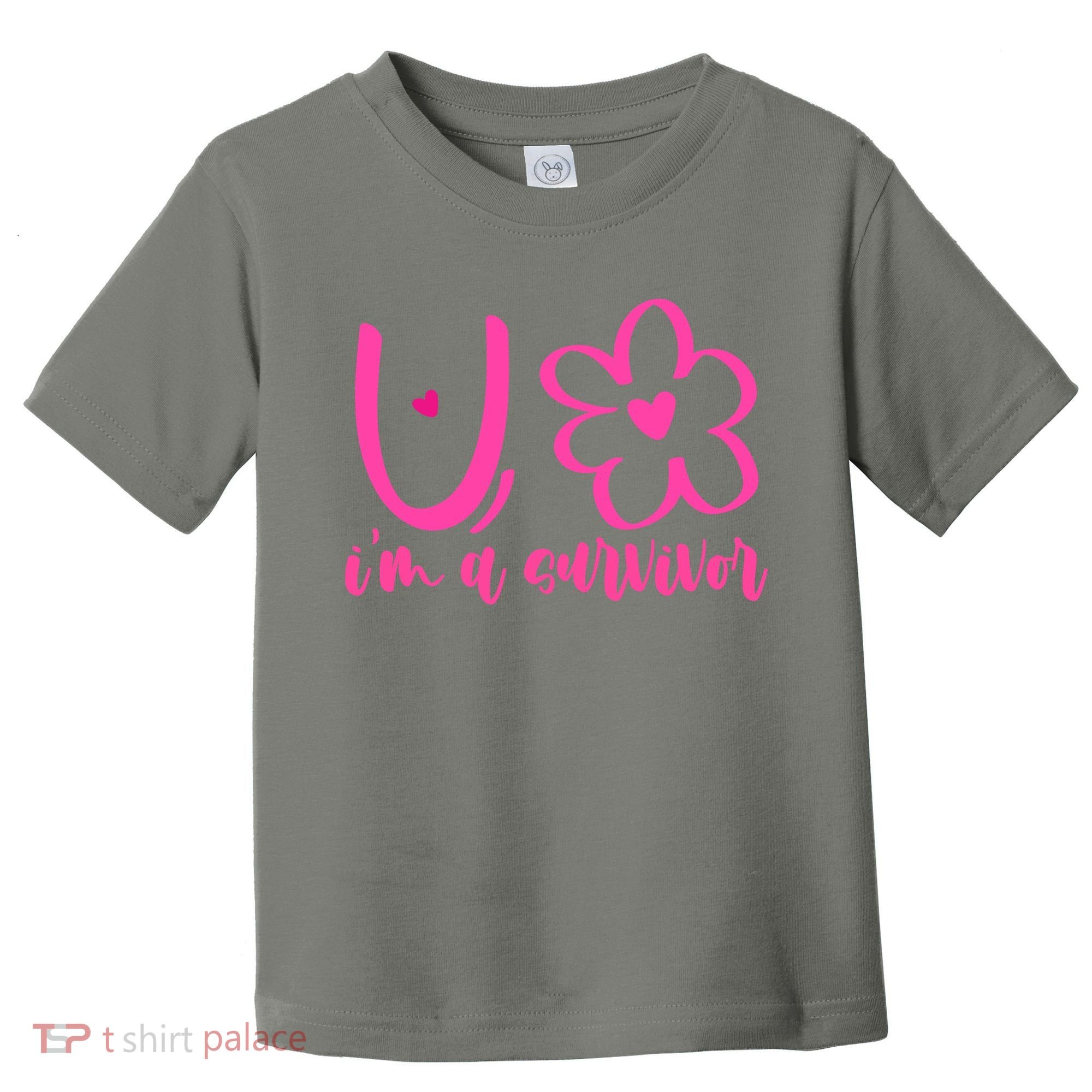 Im A Survivor Breast Cancer Awareness Month Toddler T-Shirt