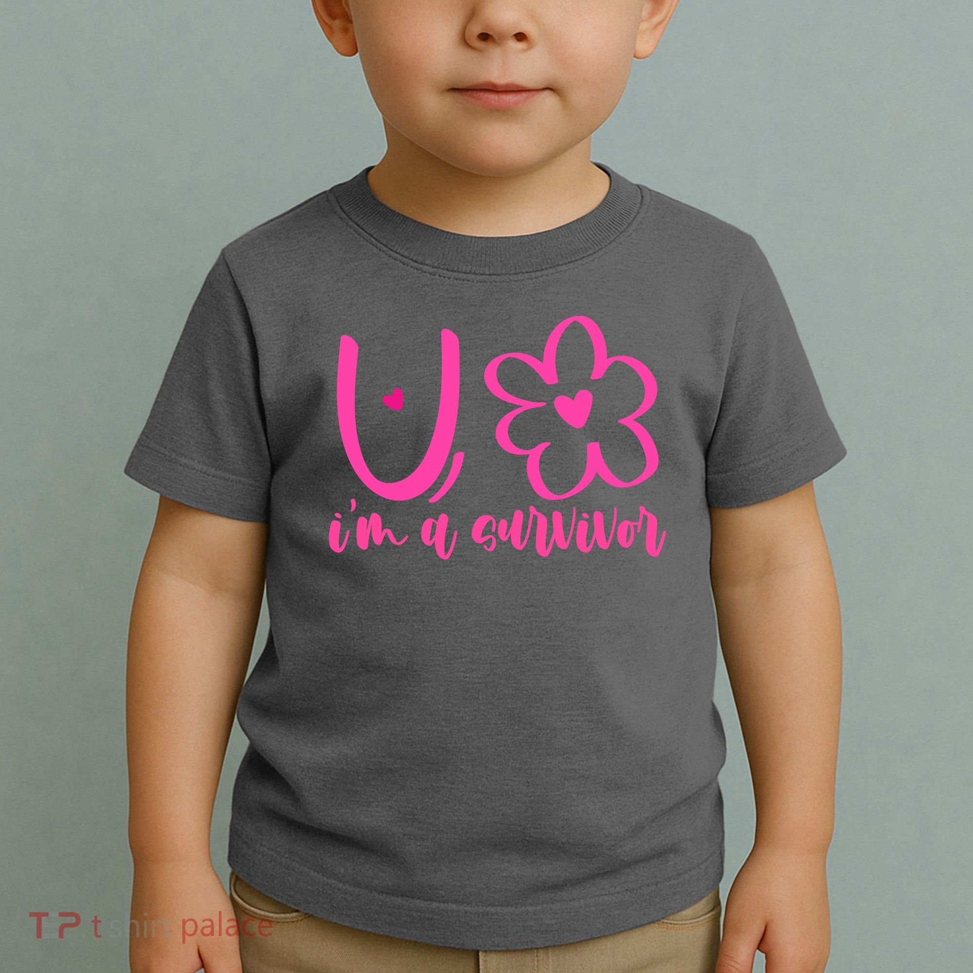 Im A Survivor Breast Cancer Awareness Month Toddler T-Shirt