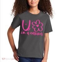 Im A Survivor Breast Cancer Awareness Month Kids T-Shirt thumb 2