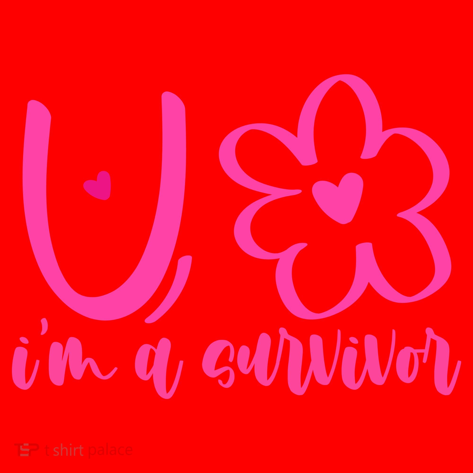 Im A Survivor Breast Cancer Awareness Month Santa Hat