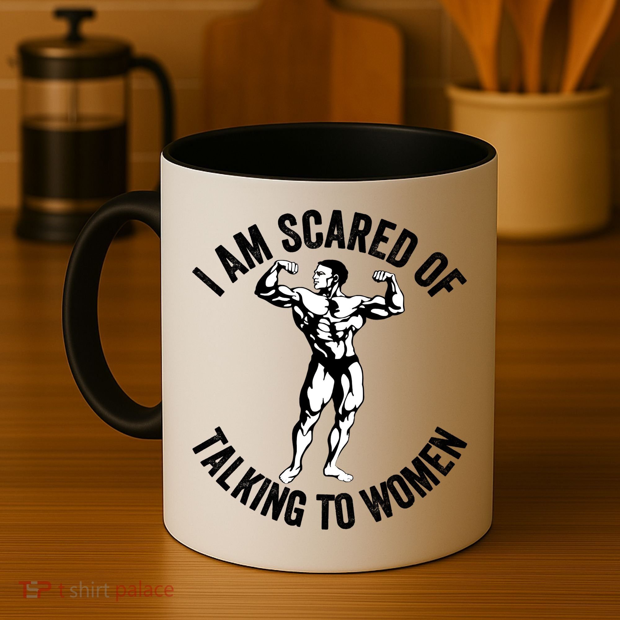 I Am Scared Of Talking To Women Coffee Mug