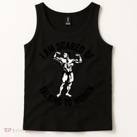 I Am Scared Of Talking To Women Tank Top thumb 2
