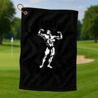 I Am Scared Of Talking To Women Golf Towel thumb 1