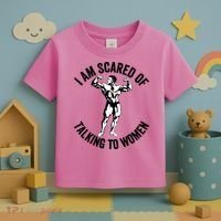 I Am Scared Of Talking To Women Toddler T-Shirt thumb 3