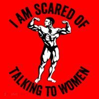 I Am Scared Of Talking To Women Santa Hat thumb 1