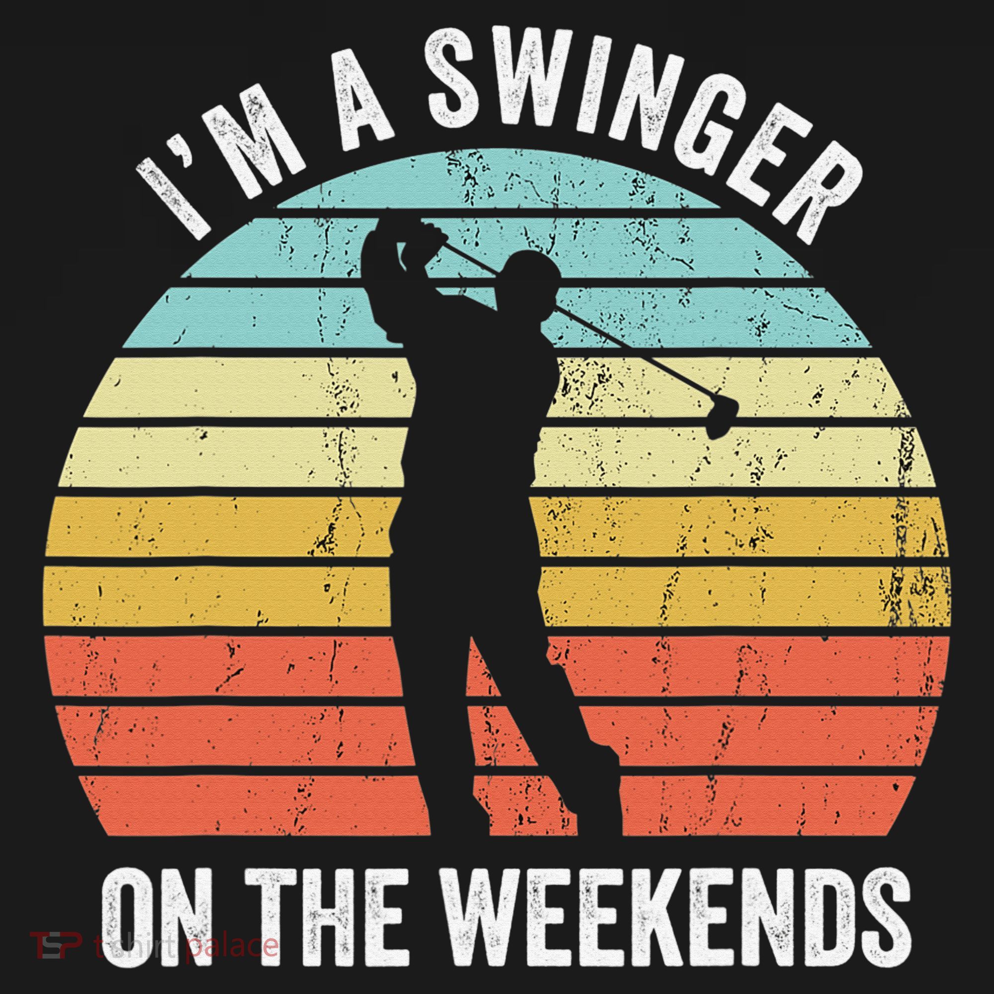 I'm A Swinger On The Weekends Sexual Innuendo Funny Golf Mousepad