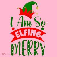 I Am So Elfing Merry Funny Christmas Elf Coaster thumb 2
