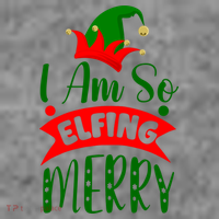I Am So Elfing Merry Funny Christmas Elf Toddler Hoodie thumb 2